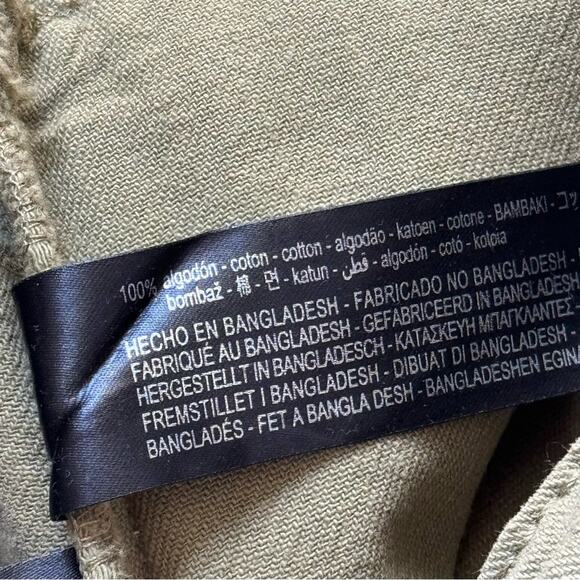 Zara Khaki Olive Green Mid Rise Straight Leg Slouchy Transformable Cargo Pants 2 - Picture 12 of 13